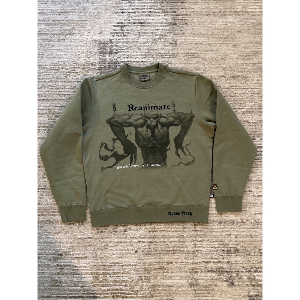 Teddy Fresh Magic The Gathering Pullover Adult Green XS(Fits S)Reanimate Graphic